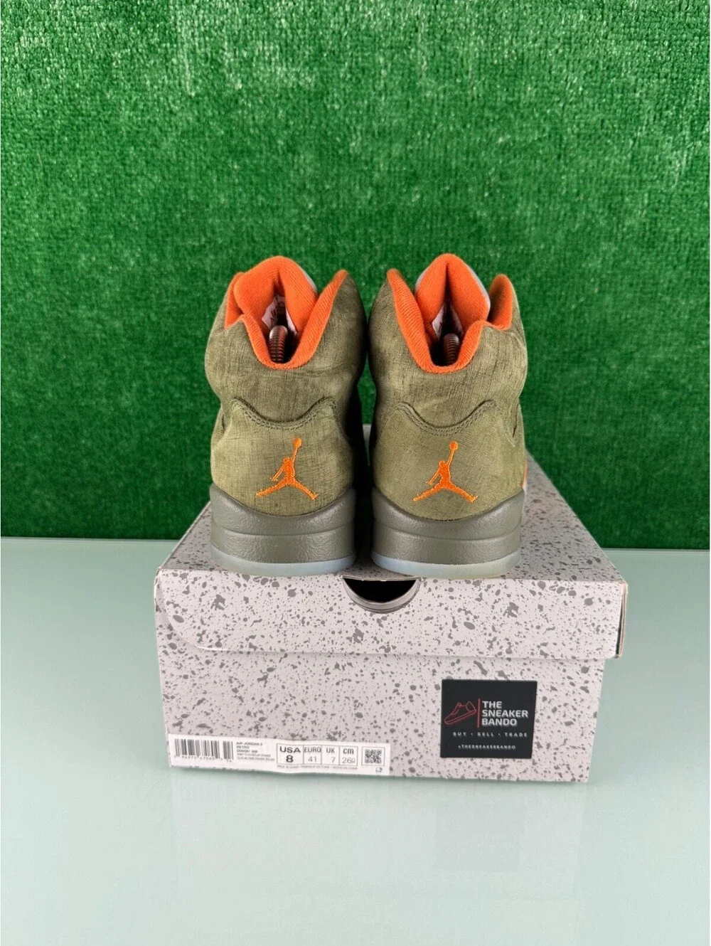 Size 8 - Air Jordan 5 Retro 2024 Olive CLEAN!